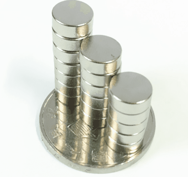 Neodymium Magnet Disk 8x3mm N35 (10 pack) · imagen 1
